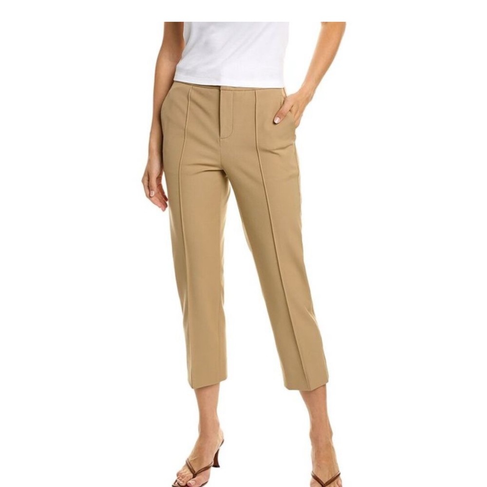 Vince Tapered Stove Pipe Pant Tan Size 8